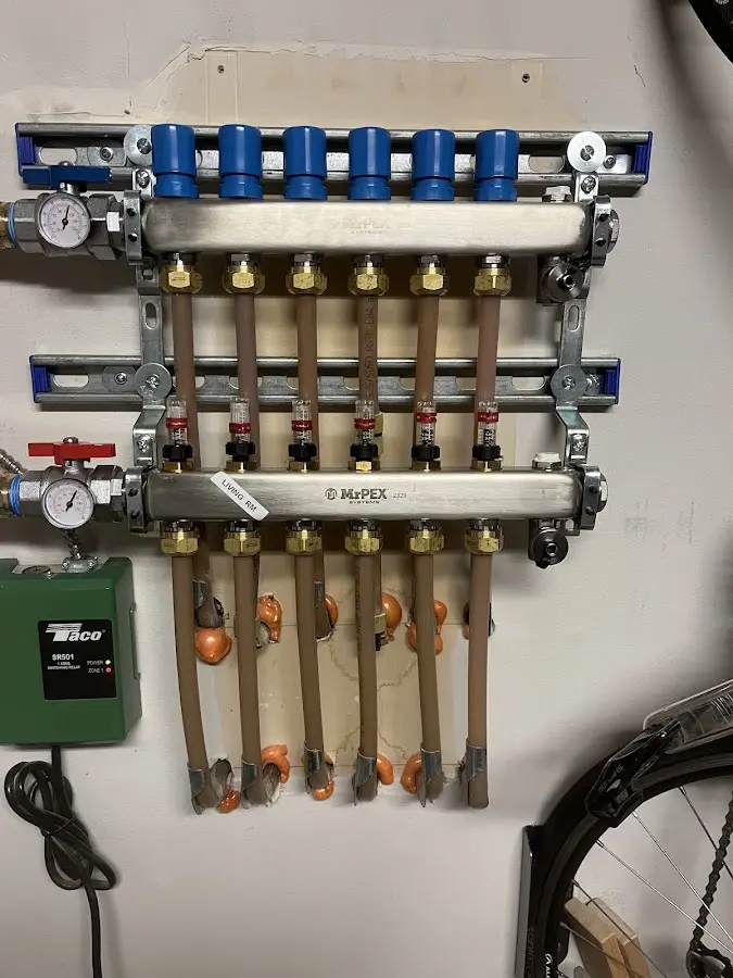 Plumber performing Leak Detection at a residential property in Langley Park